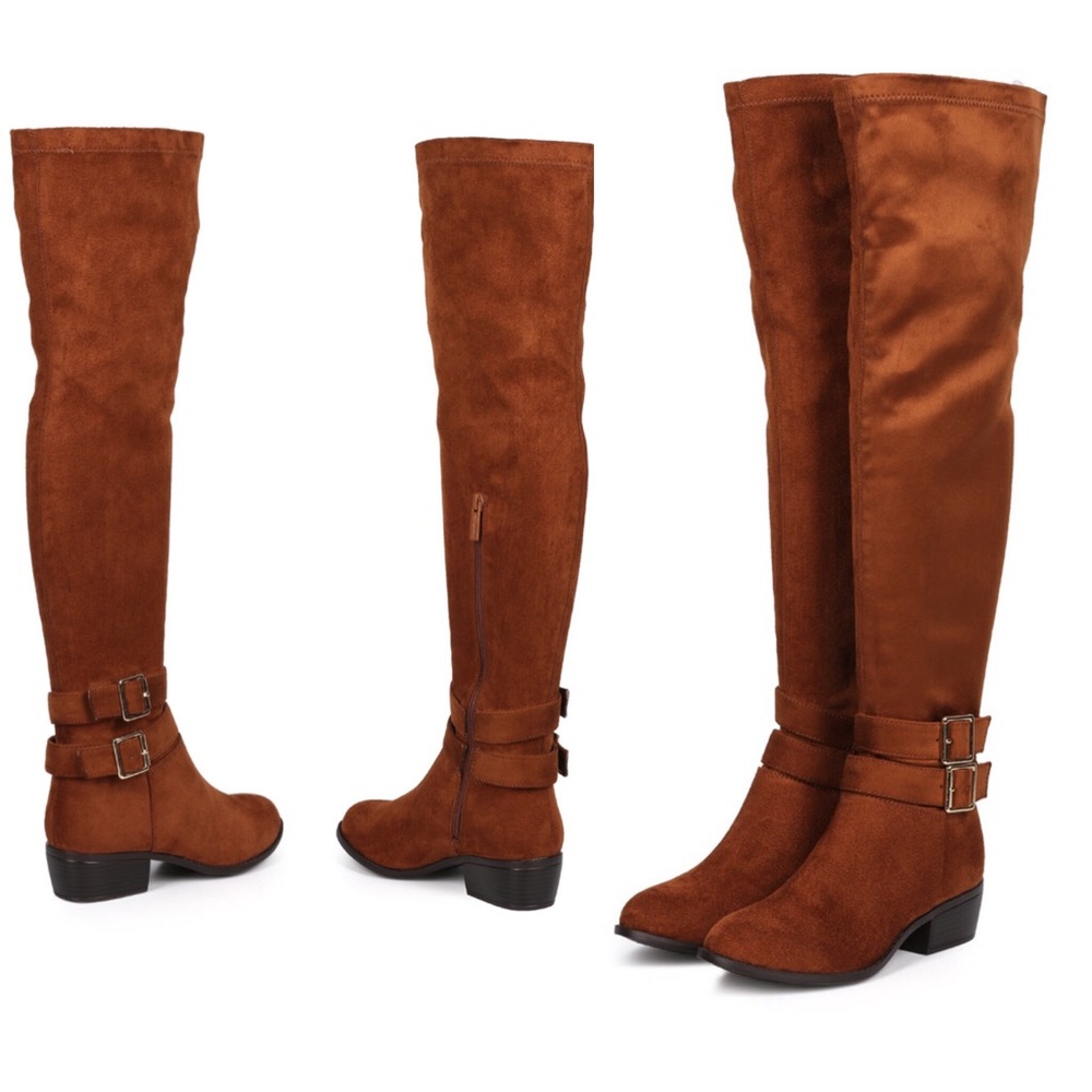 TAN - SUEDE - OVER THE KNEE BOOTS